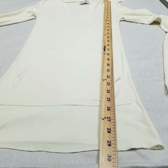 Michael stars think t shirt like hoodie‎ with kangaroo pouch long sleeve  OSFM - Picture 2 of 10